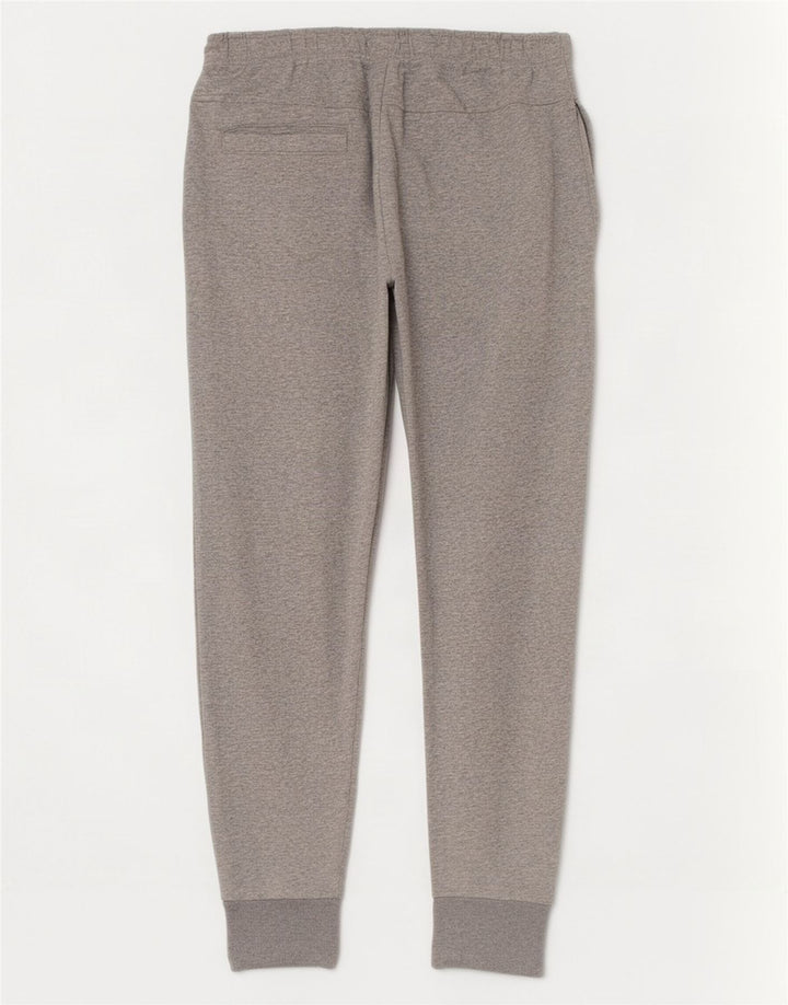 Męskie spodnie dresowe Zara Joggers, duże, szare, bawełniane w plamki