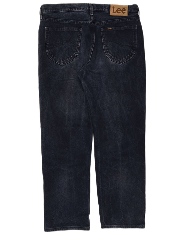 Męskie jeansy Lee Chicago Straight W34 L28 Granatowe, bawełniane