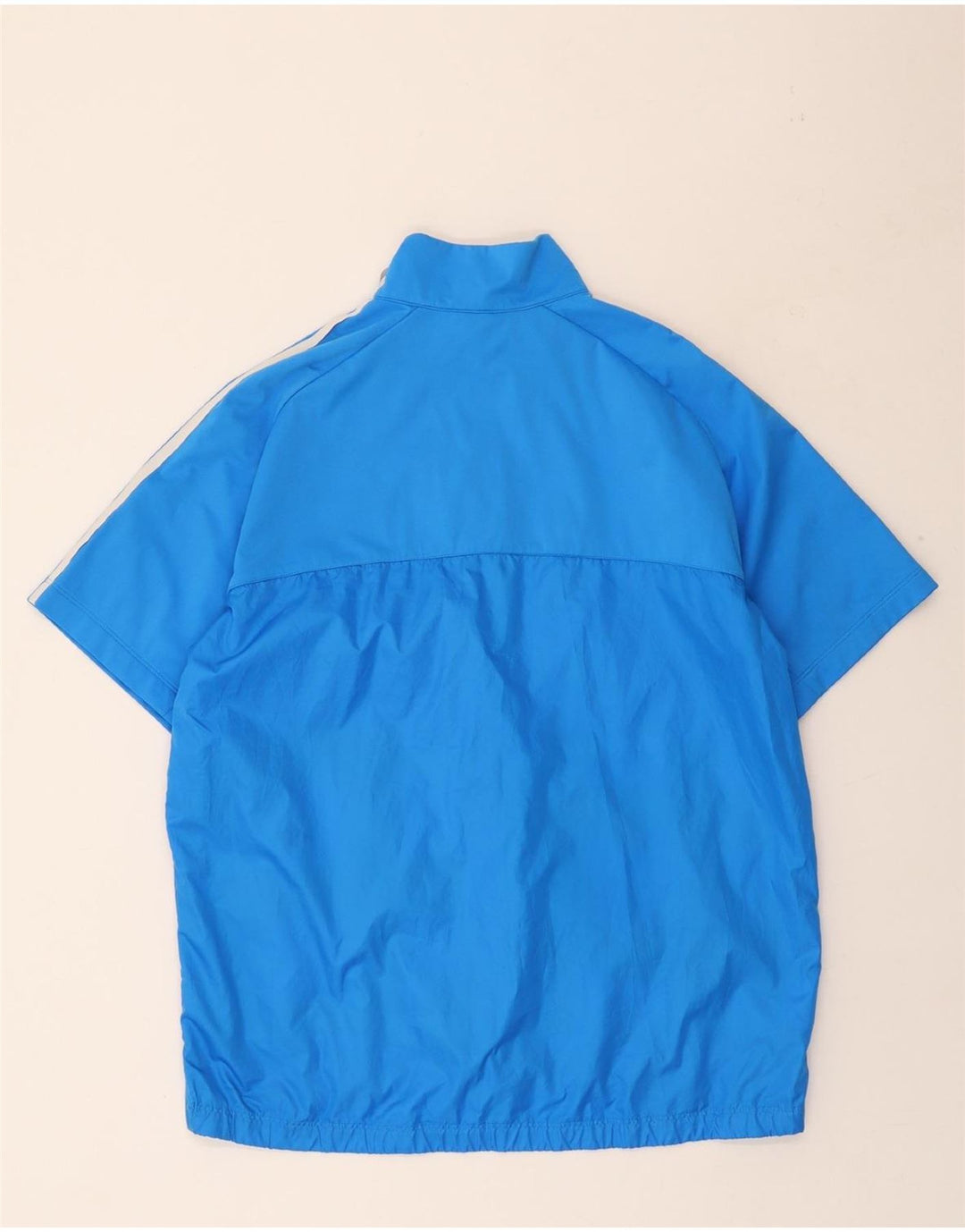 NIKE Mens Short Sleeve Pullover Tracksuit Top Large Blue Polyester Vintage Nike and Second-Hand Nike from Messina Hembry 