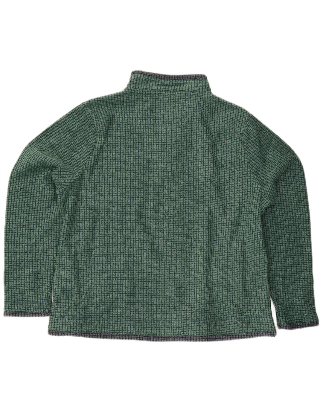 Męski sweter polarowy Weird Fish z zamkiem błyskawicznym XL, zielony, poliestrowy