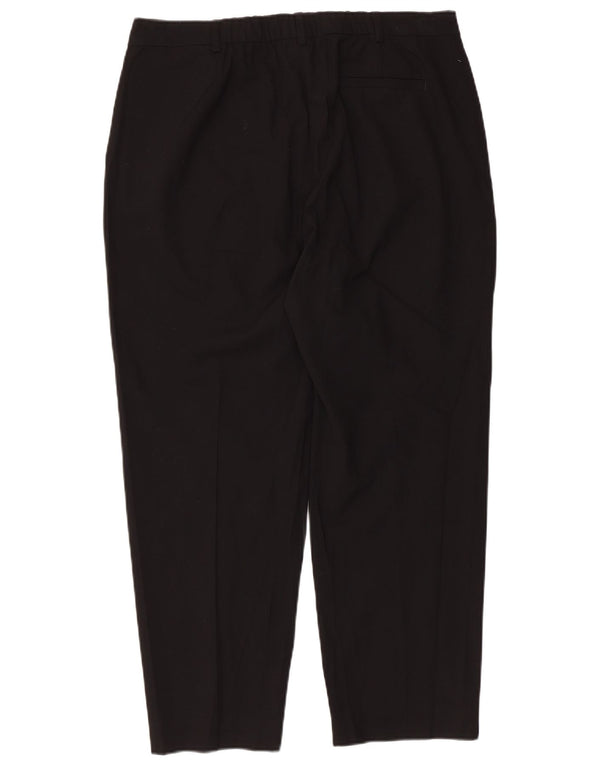 Marks & Spencer Damskie zwężane spodnie Chino UK 16 Large W36 L26 Czarne