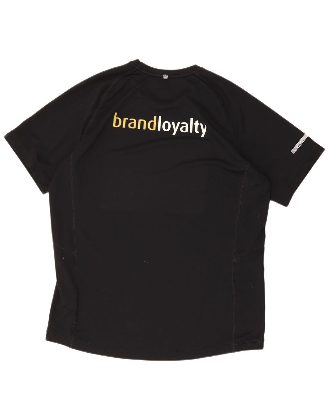 Męski T-shirt Nike Dri Fit z grafiką, duży, czarny poliester