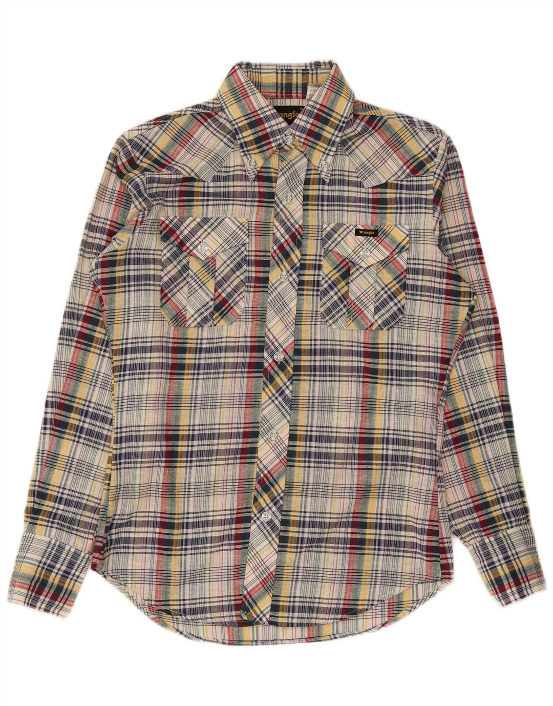 Koszula flanelowa męska Wrangler, bawełniana, średnia, wielobarwna kratka