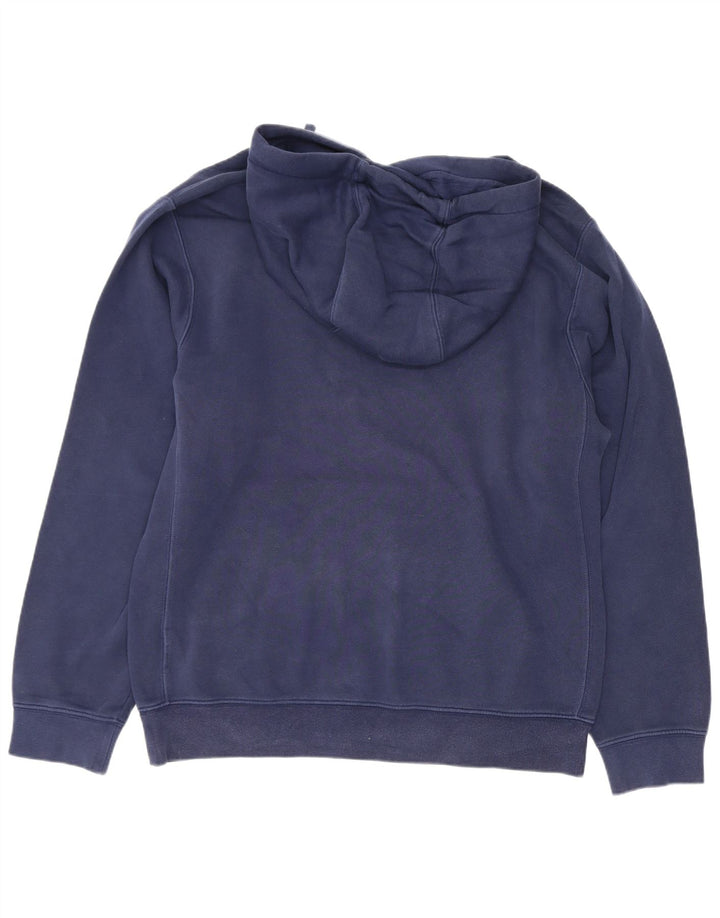 Męski sweter z kapturem Nike, mały, granatowy, bawełniany