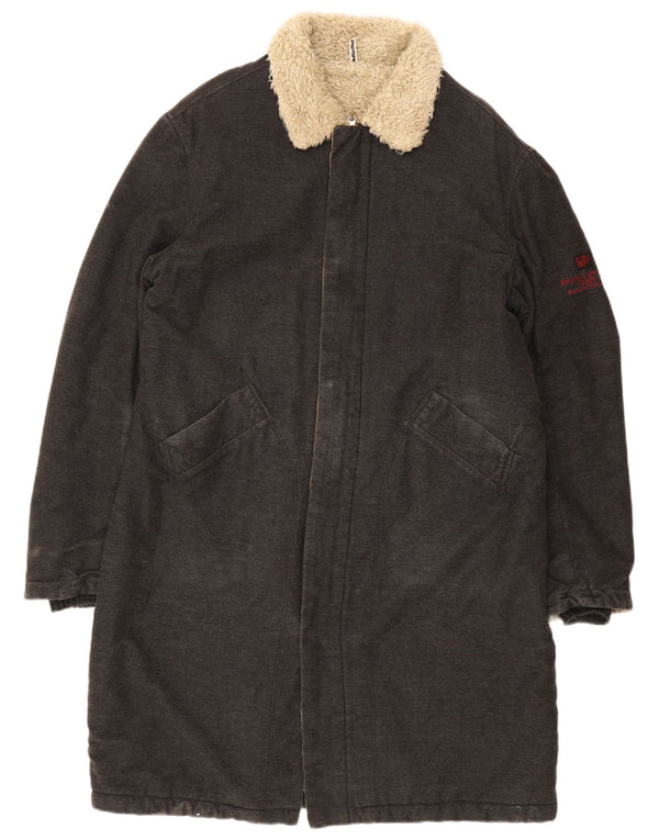 Płaszcz męski Meltin' Pot Sherpa UK 42 XL, szary, bawełniany