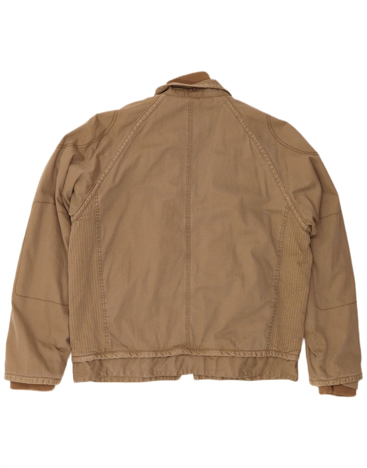 Kurtka męska Fat Face UK 42 XL, beżowa, bawełniana