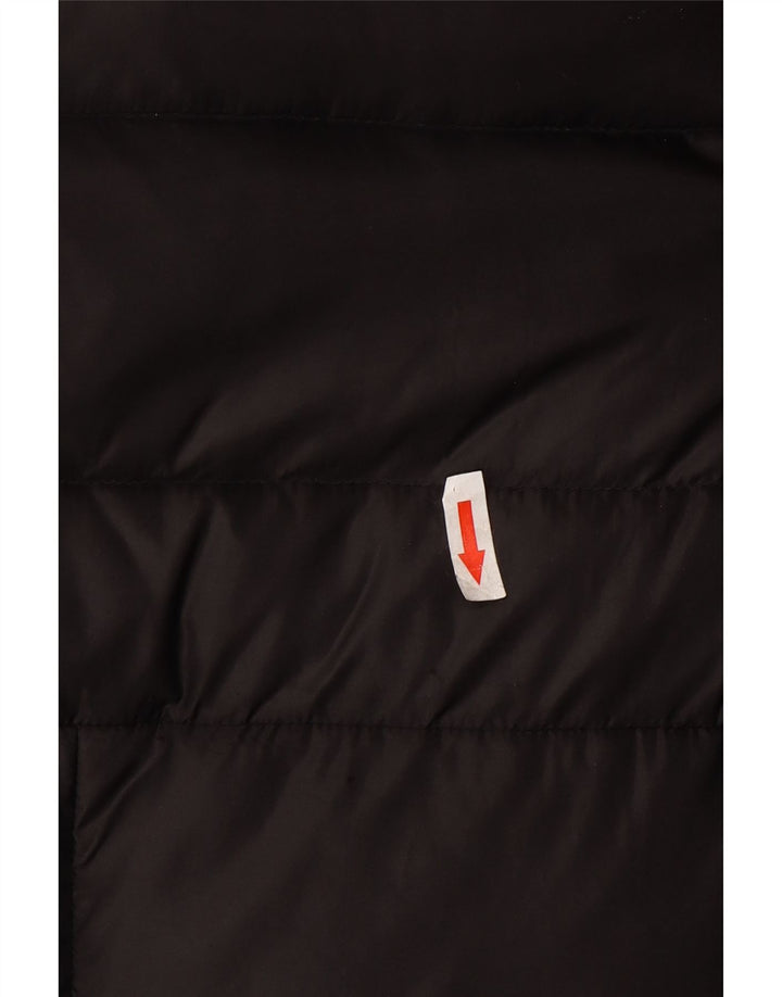 Damski płaszcz oversize Guess UK 4 XS z czarnego poliamidu