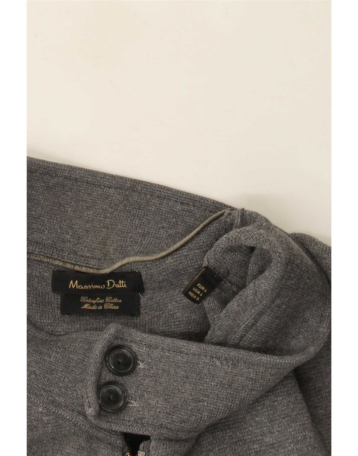 Sweter damski Massimo Dutti UK 16, duży, szary
