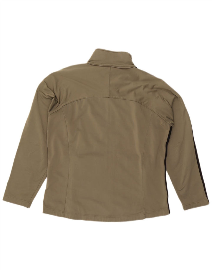 Męska kurtka dresowa Asics, średni poliester khaki