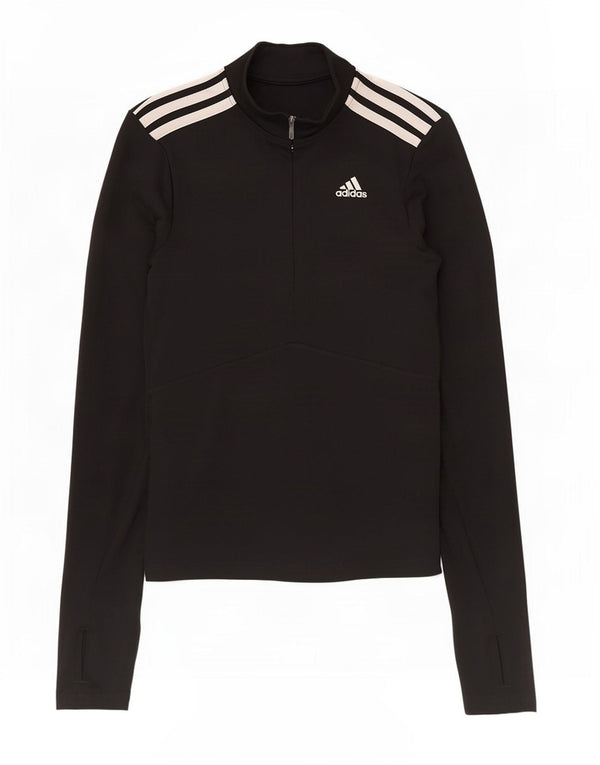 Damski dres Adidas Aeroready z zamkiem błyskawicznym na szyi, UK 4/6 XS, czarny