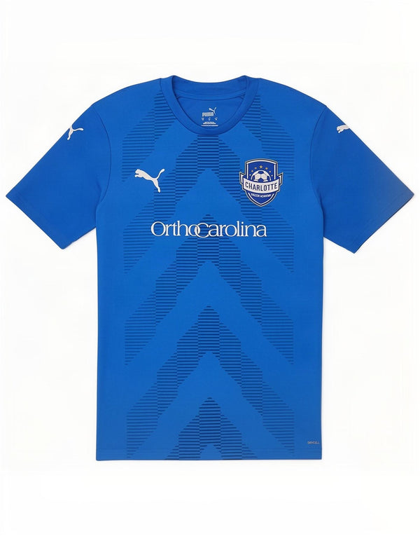 Męska koszulka z grafiką Puma Charlotte Soccer Academy, kolor średni niebieski