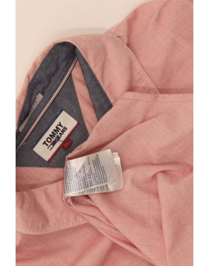 Koszula męska Tommy Hilfiger o regularnym kroju, bawełniana w średnie czerwone prążki