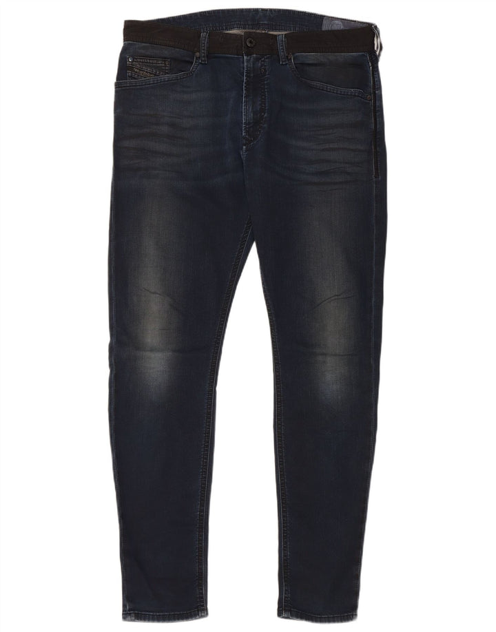 DIESEL Męskie Spender Skinny Jeans W32 L30 Niebieskie bawełniane