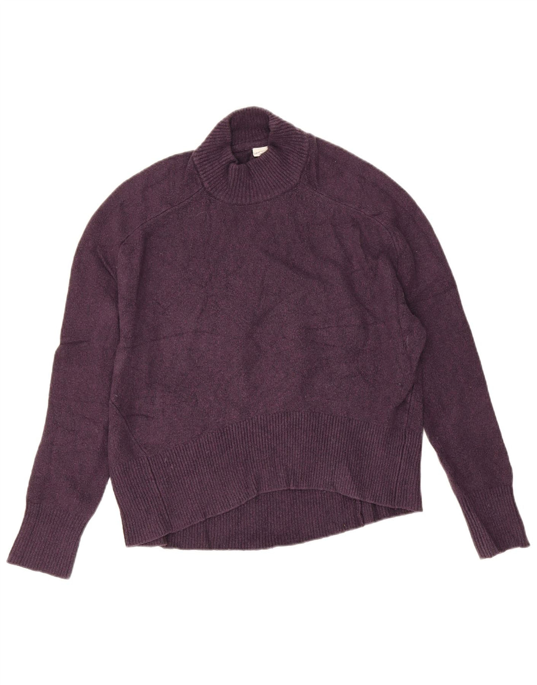 Damski sweter oversize z golfem John Lewis UK 10, mały fiolet