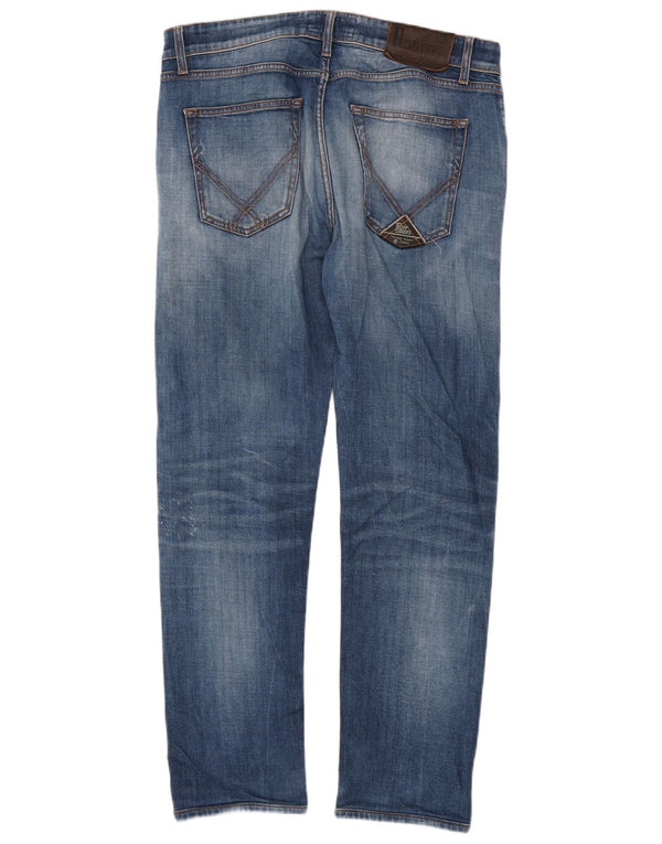 Męskie jeansy slim Roy Rogers W36 L30 Niebieskie bawełniane
