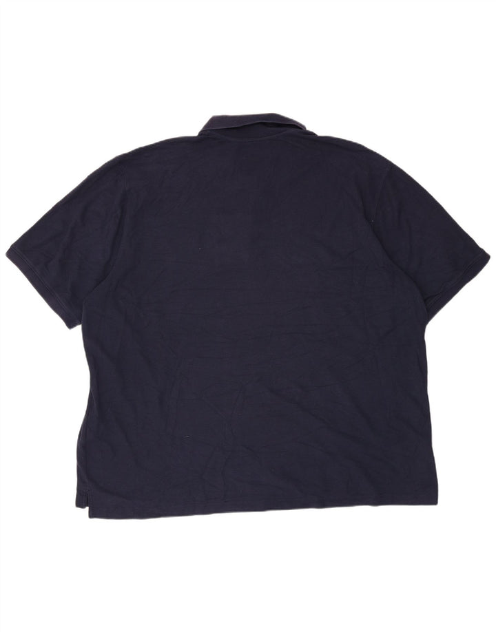 Męska koszulka polo EDDIE BAUER 2XL, granatowa, bawełniana