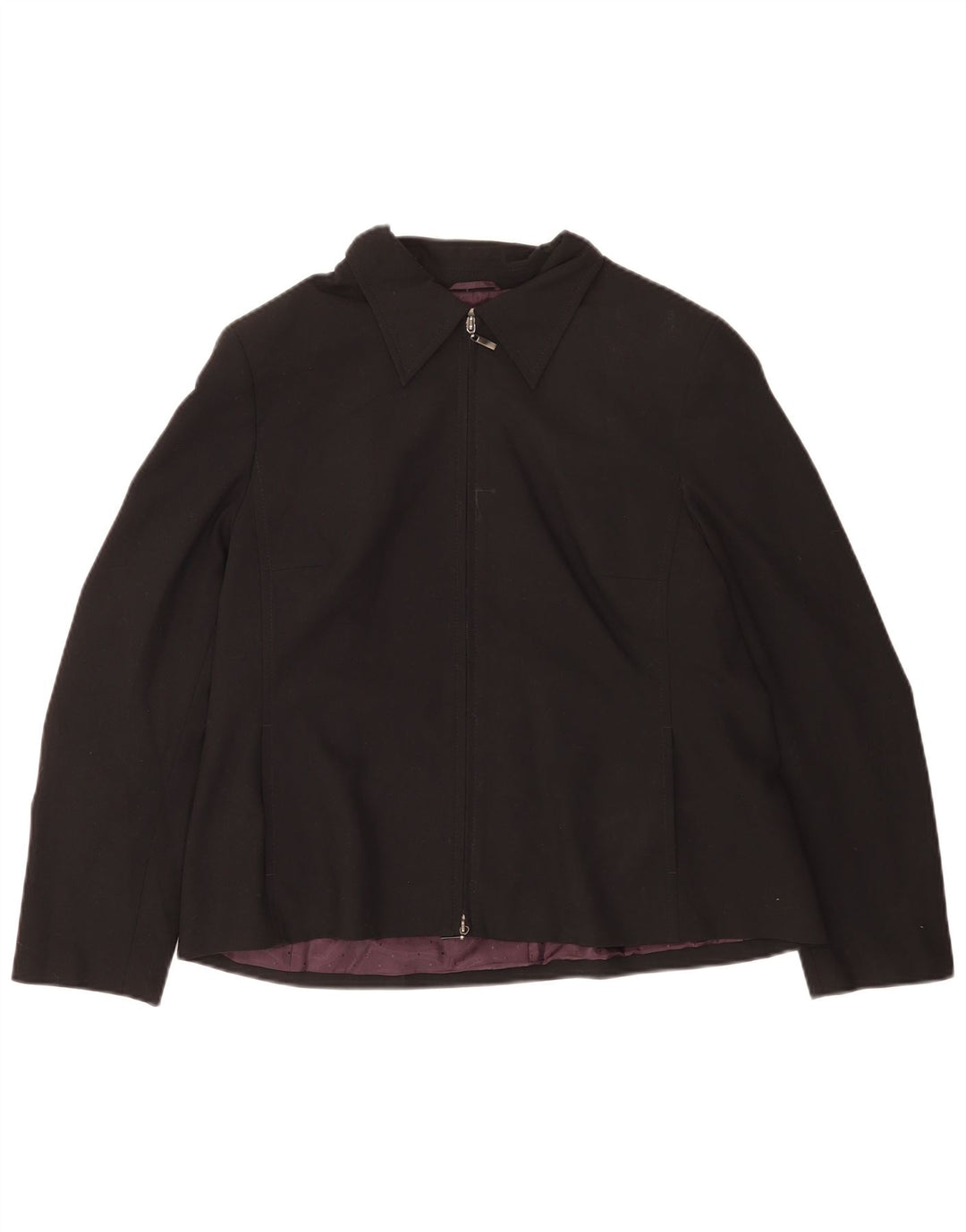 Marks & Spencer Damska marynarka o standardowym kroju UK 18 XL, czarna, poliester