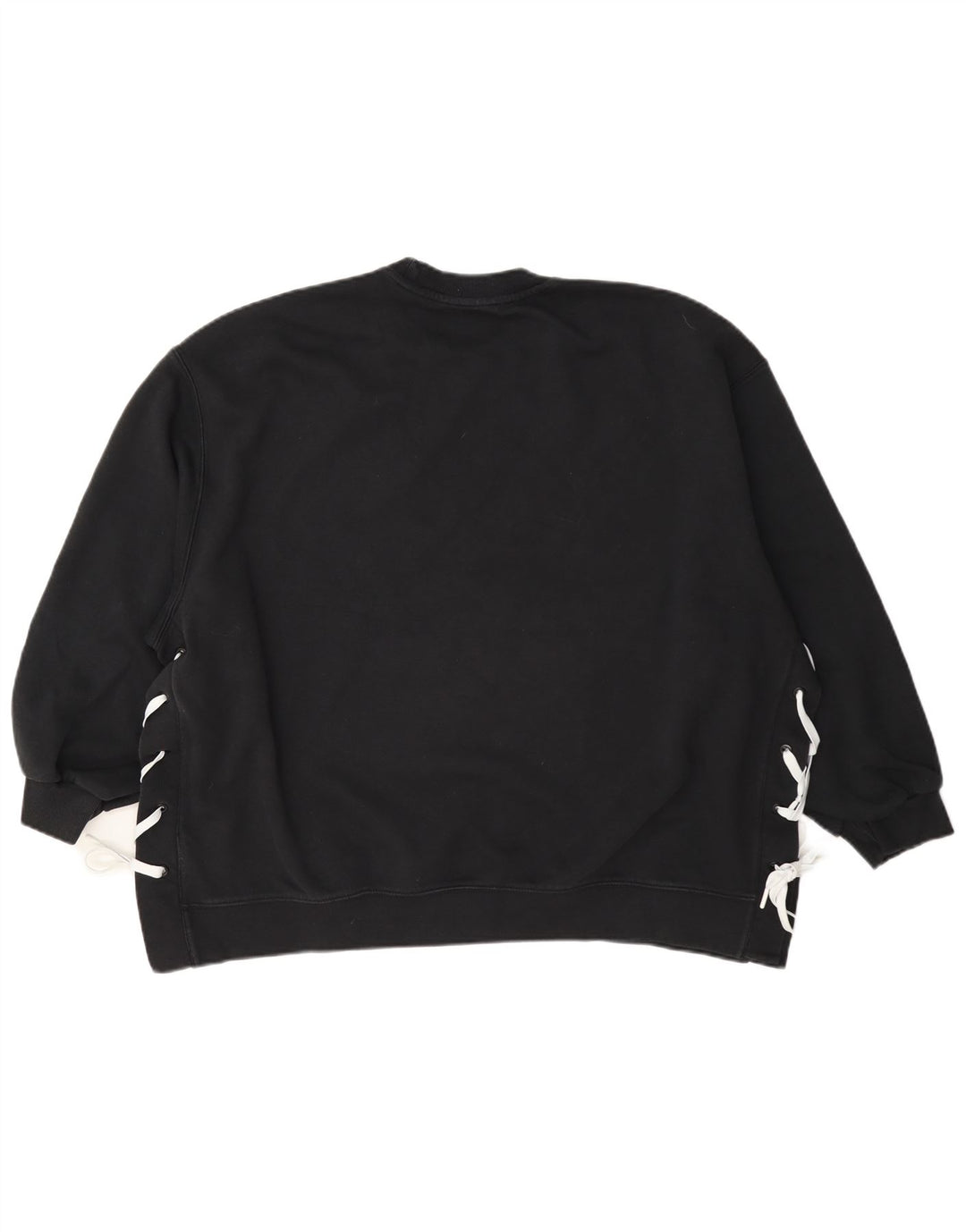 Damska bluza oversize Adidas Jumper UK 14, duża czarna bawełna