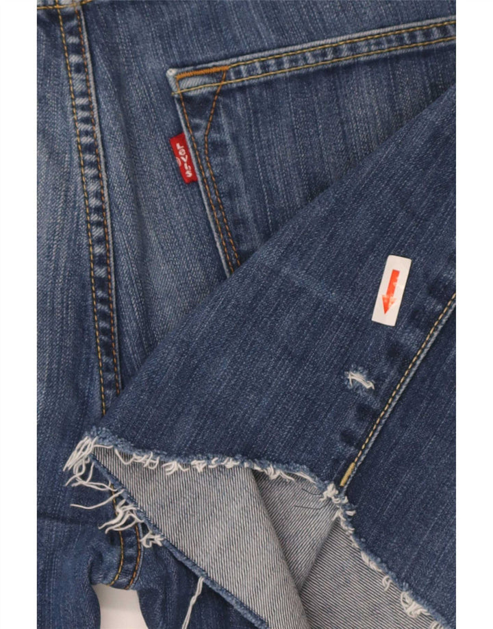 Męskie spodenki jeansowe Levi's 506 Regular W34, duże, niebieskie, bawełniane
