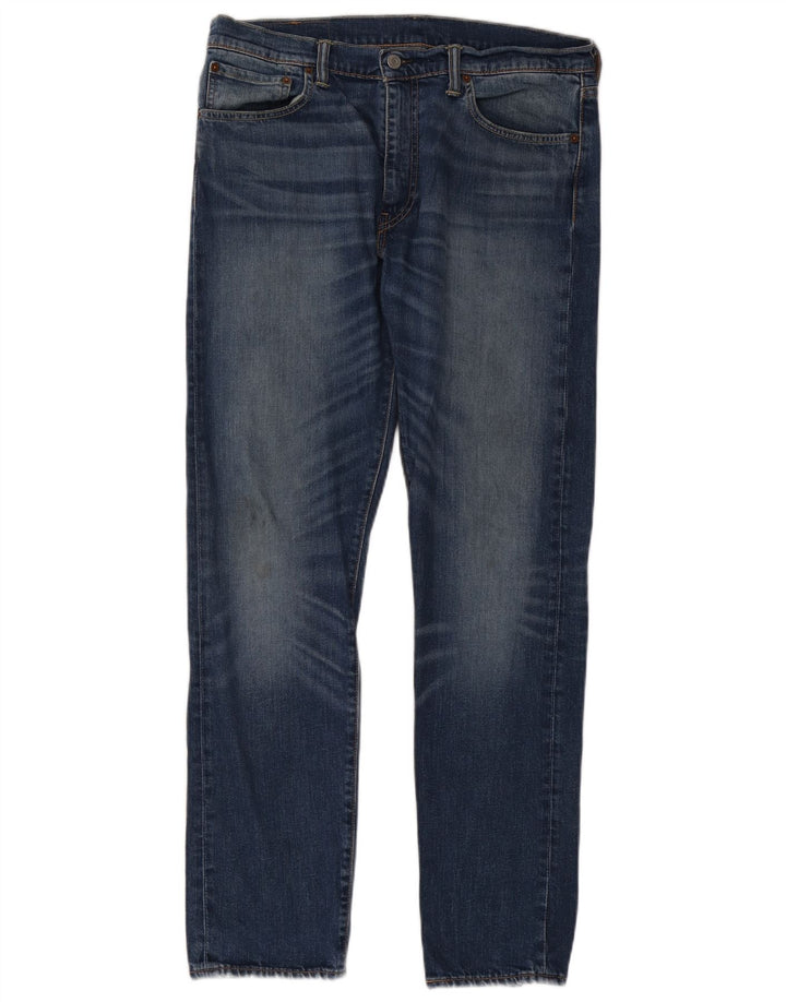 Męskie jeansy Levi's 508 Regular zwężane W33 L32 Niebieska bawełna
