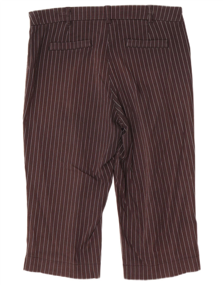 Marks & Spencer Damskie spodnie Capri EU 40 Medium W32 L18 Szare paski