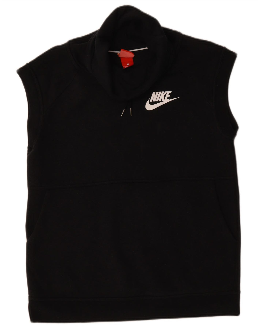 Damski sweter oversize bez rękawów Nike, UK 10, mały, czarny, bawełniany