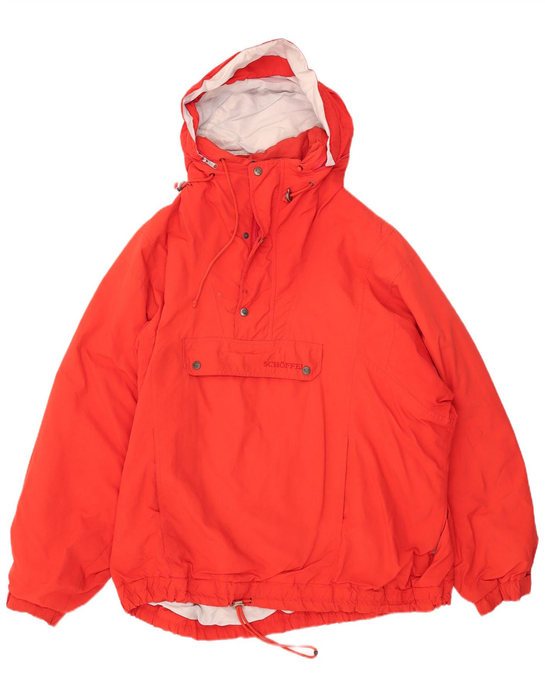 Męska kurtka Anorak z kapturem SCHAEFER Gore-Tex UK 44 2XL Czerwony poliamid