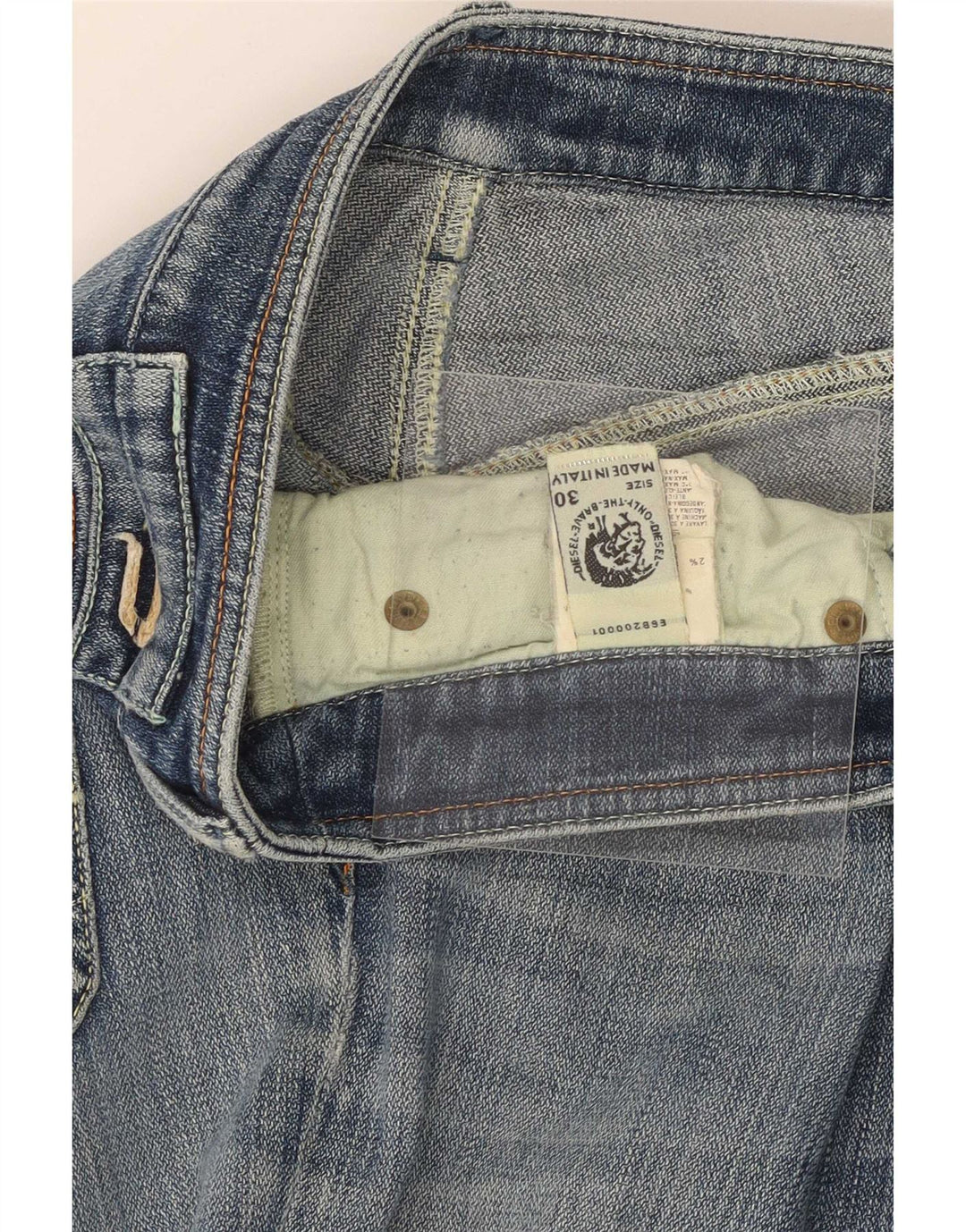 Damskie jeansy Bootcut Diesel W30 L33 Niebieskie bawełniane