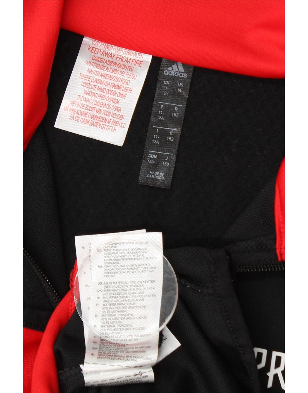 Chłopięca bluza dresowa Adidas Predator Graphic 11-12 lat czarna