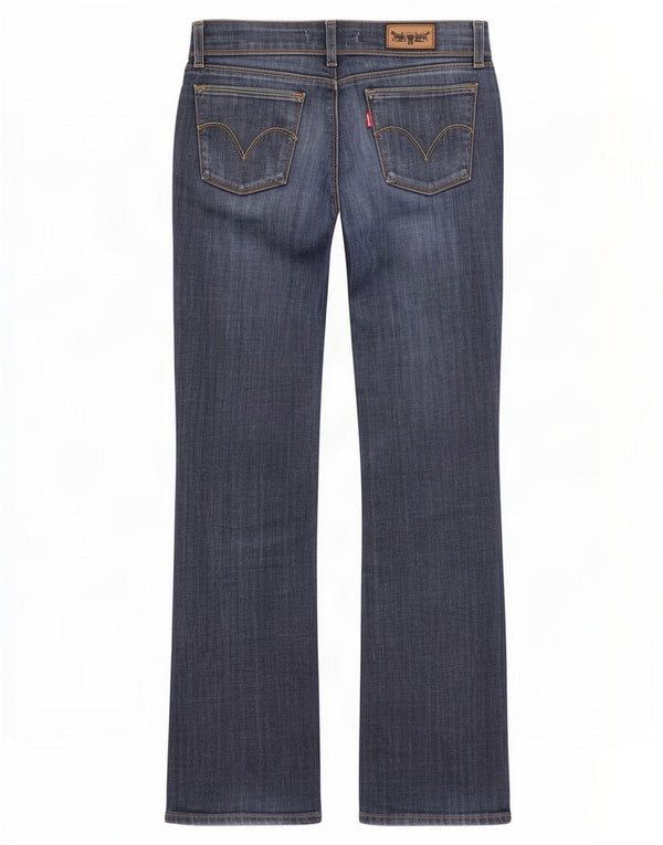 Damskie dżinsy Levi's 570 Straight W30 L30 Granatowa bawełna
