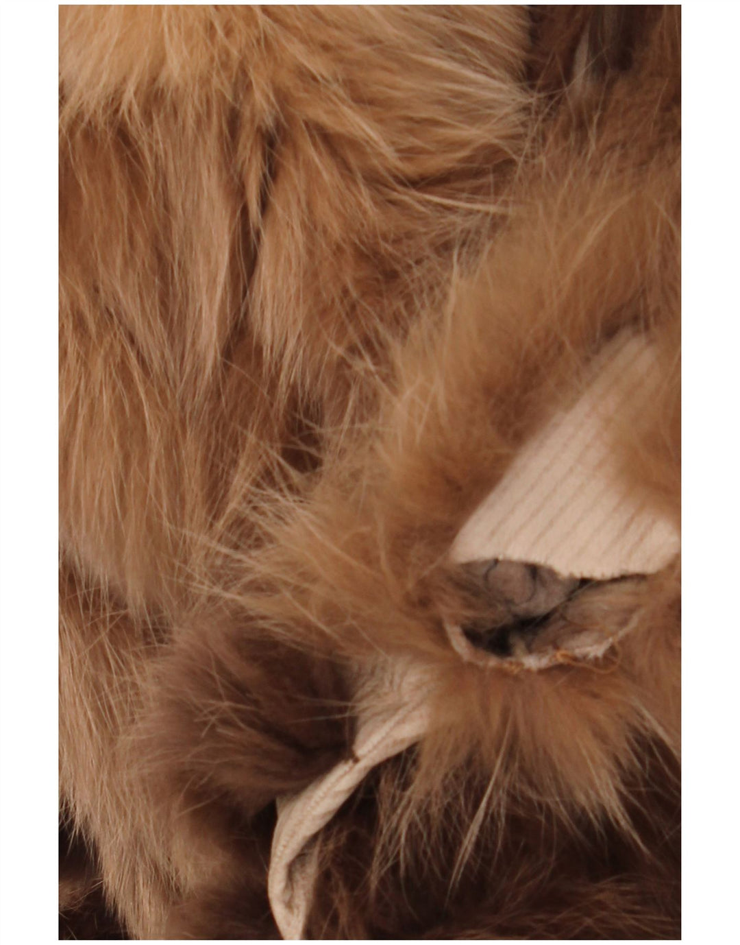 Dwustronny płaszcz damski ze sztucznego futra VINTAGE UK 18 XL w kolorze brązowym w kwiaty