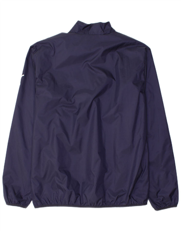 Męski dres Puma z grafiką, duży, granatowy, z blokami kolorów