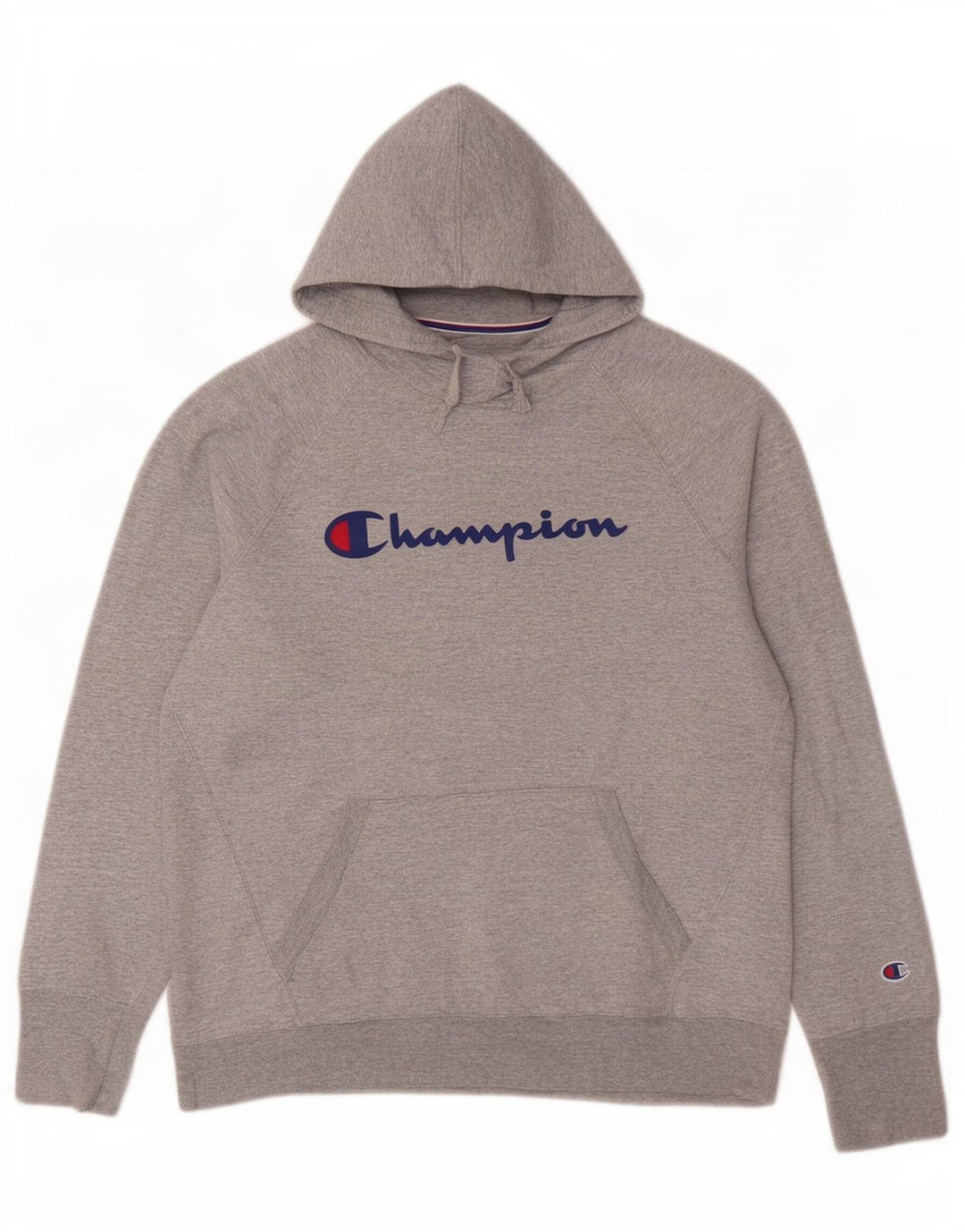 Męski sweter z kapturem Champion Graphic, duży, szary, nakrapiany