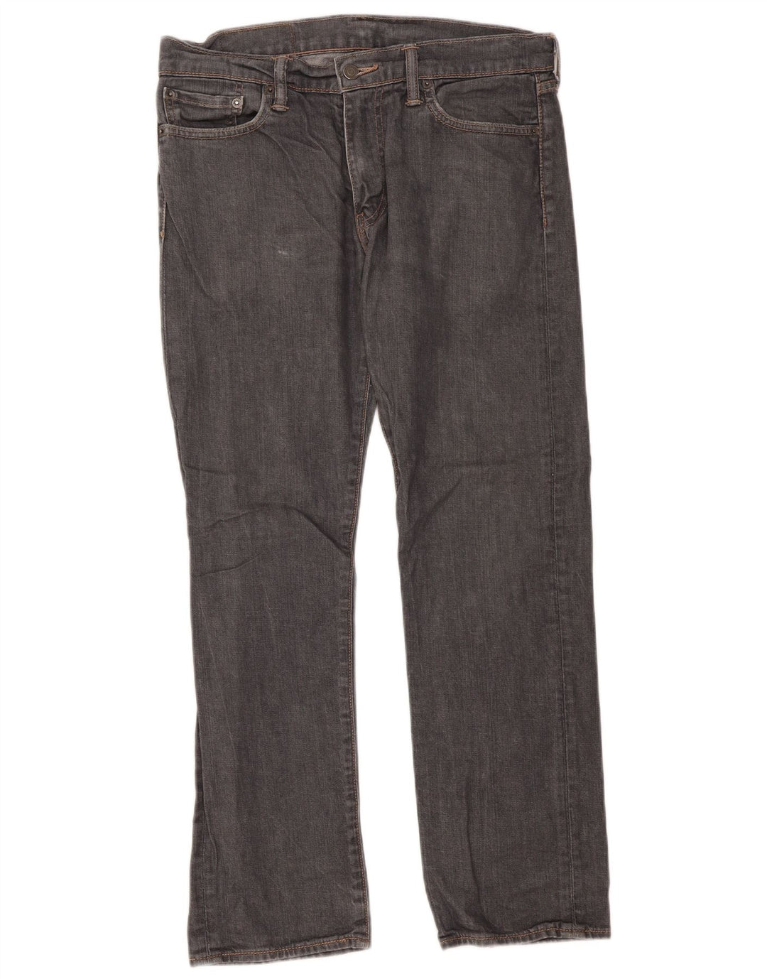 Męskie dżinsy Levi's 504 Straight W32 L30 Szara bawełna
