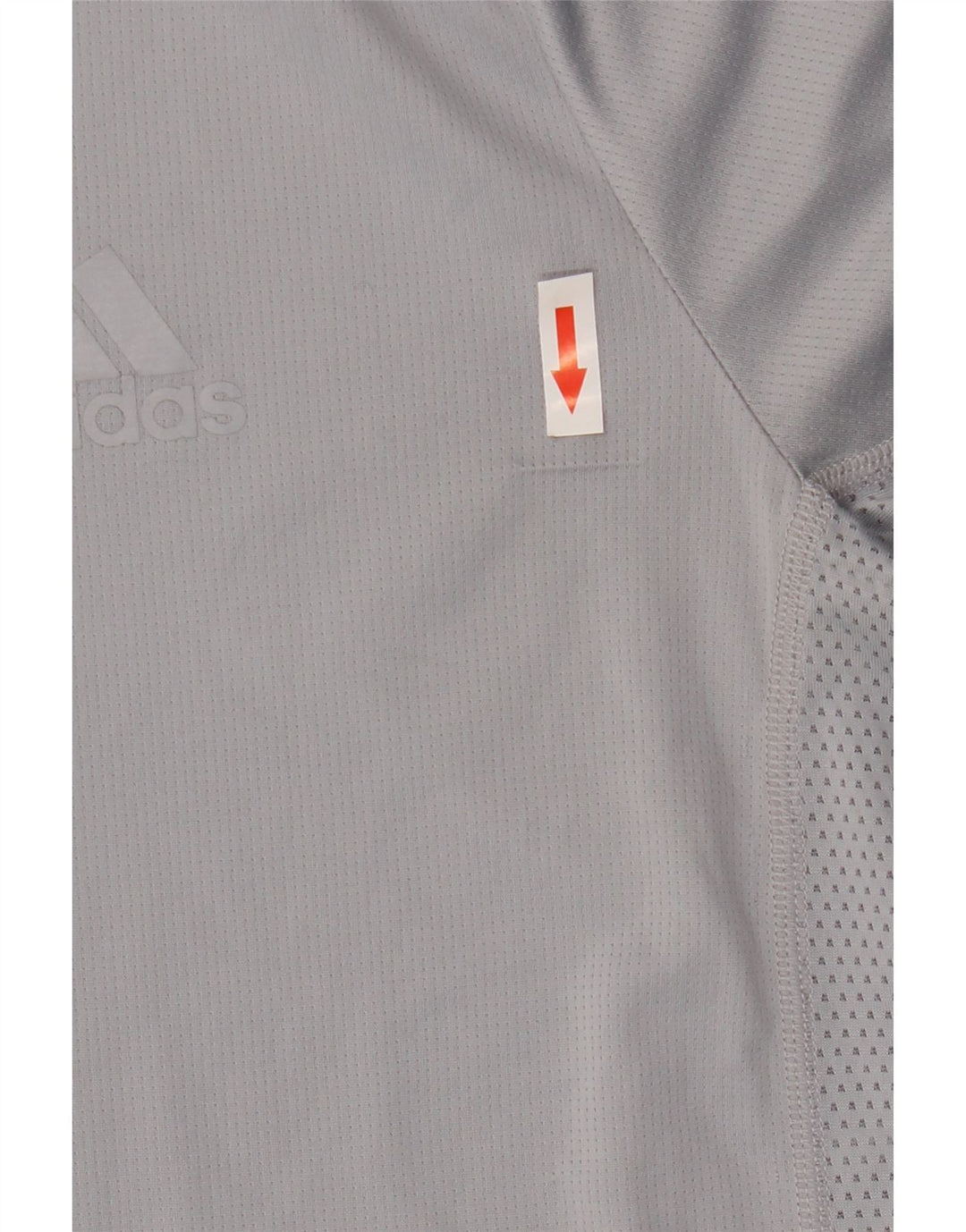 T-shirt męski ADIDAS Top, średni szary poliester