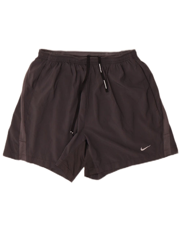 Męskie spodenki sportowe Nike, średnioszary, poliestrowy