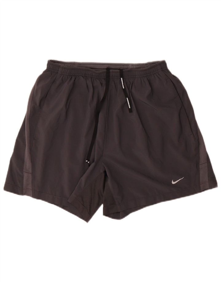 Męskie spodenki sportowe Nike, średnioszary, poliestrowy
