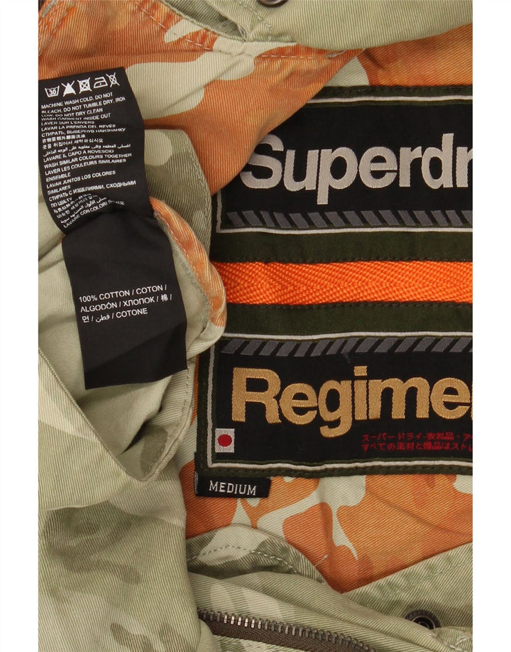 Damska kurtka wojskowa Superdry Oversize z rękawem 3/4, UK 14, średni khaki
