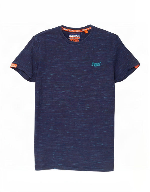 Męski T-shirt Superdry, mały, granatowy, nakrapiany
