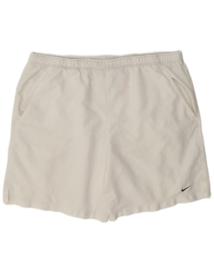 Męskie spodenki sportowe Nike XL, biały, poliester