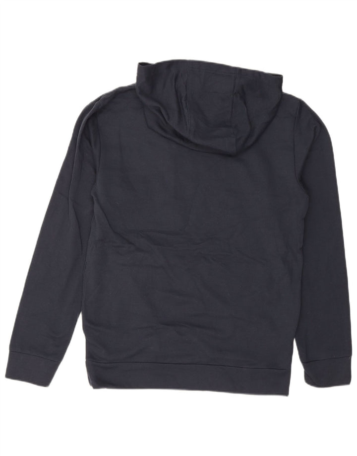 ADIDAS Mens Hoodie Jumper Small Navy Blue Polyester