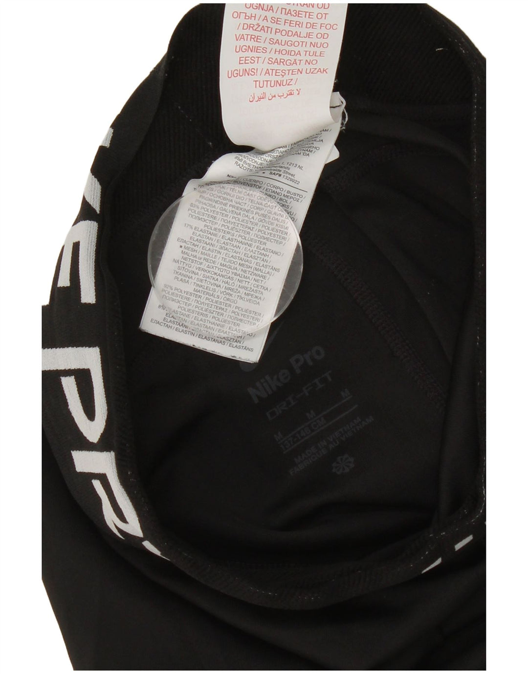 Chłopięce legginsy Nike Dri Fit z grafiką 10-11 lat, średni czarny kolor