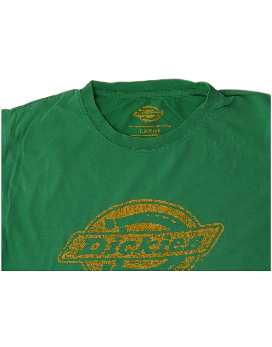 Męski T-shirt z grafiką DICKIES, duży, zielony, bawełniany