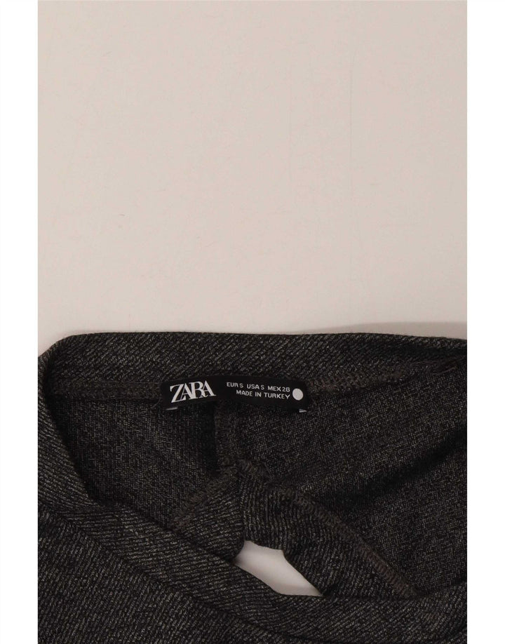 Damska bluzka oversize z długim rękawem Zara UK 10 Small Grey