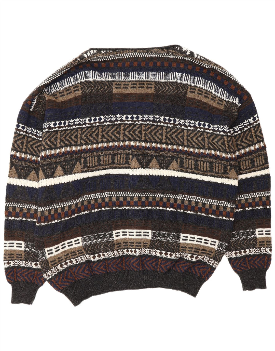 ALLISON WINGATE Męski sweter kardigan IT 56 2XL wielokolorowy Fair Isle