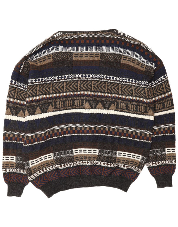 ALLISON WINGATE Męski sweter kardigan IT 56 2XL wielokolorowy Fair Isle