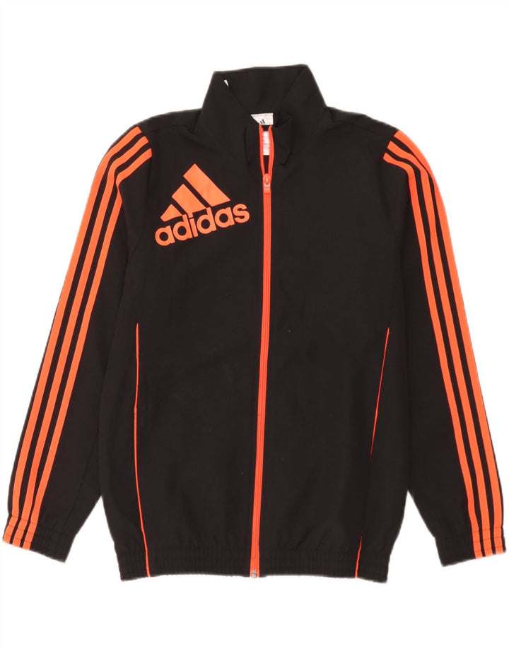 Chłopięca bluza dresowa Adidas z grafiką, 11-12 lat, czarny poliester