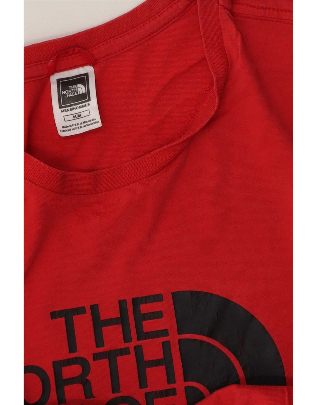 Męska koszulka t-shirt z grafiką The North Face, kolor średni czerwony