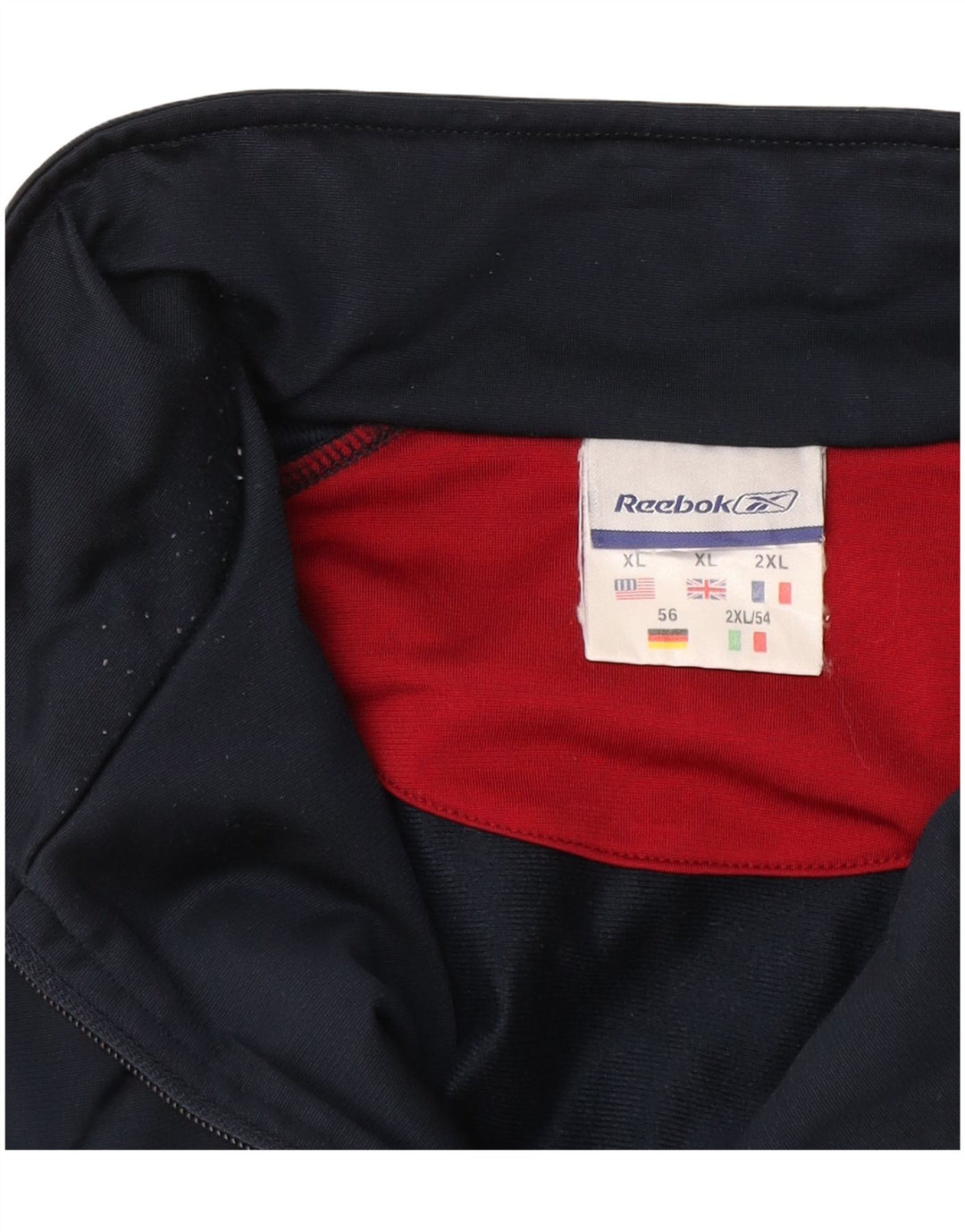 Męska kurtka dresowa Reebok XL w kolorze granatowym