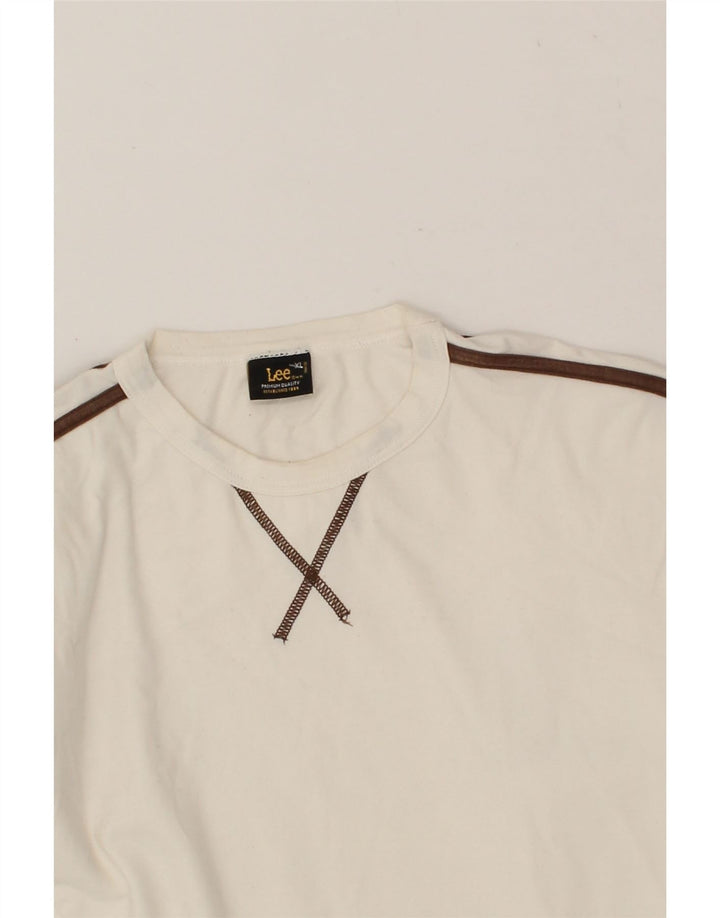 LEE Womens Top Long Sleeve UK 18 XL White Cotton Vintage Lee and Second-Hand Lee from Messina Hembry 